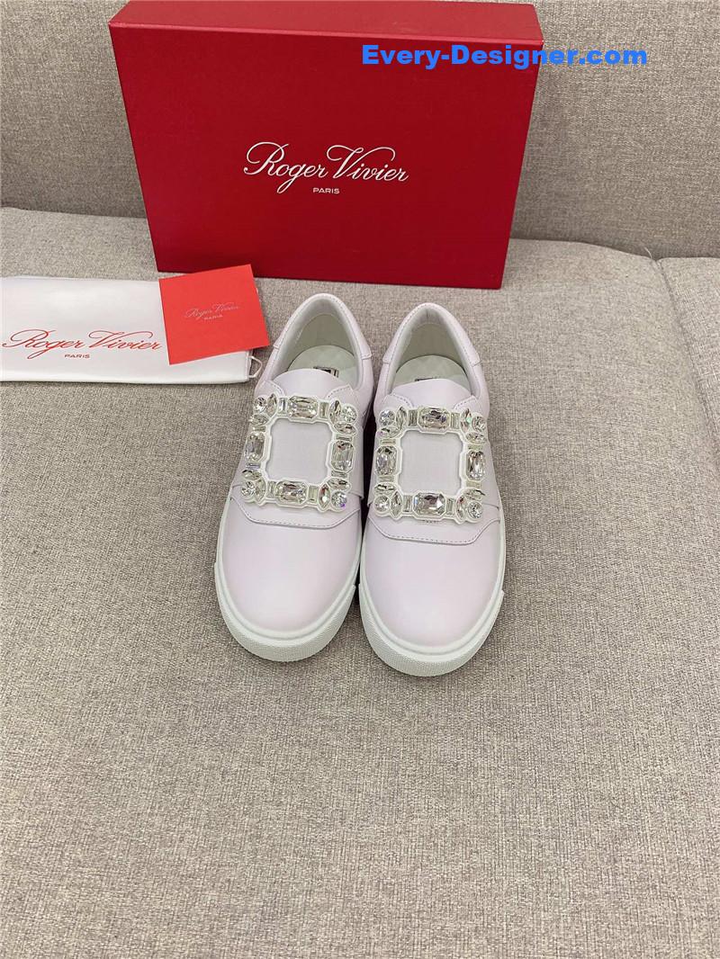 roger u1u1er new d1am0nd buckle casual shoes
