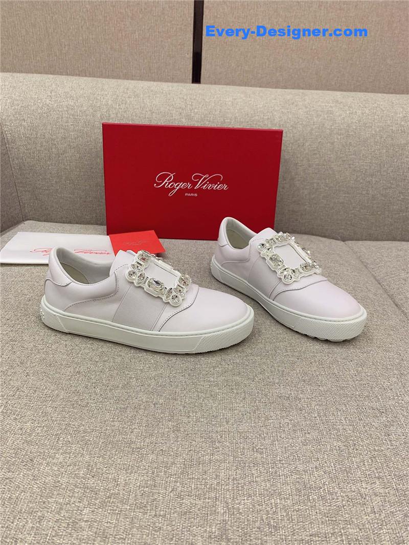 roger u1u1er new d1am0nd buckle casual shoes