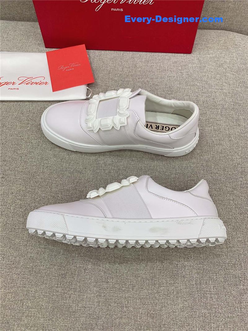 roger u1u1er new d1am0nd buckle casual shoes
