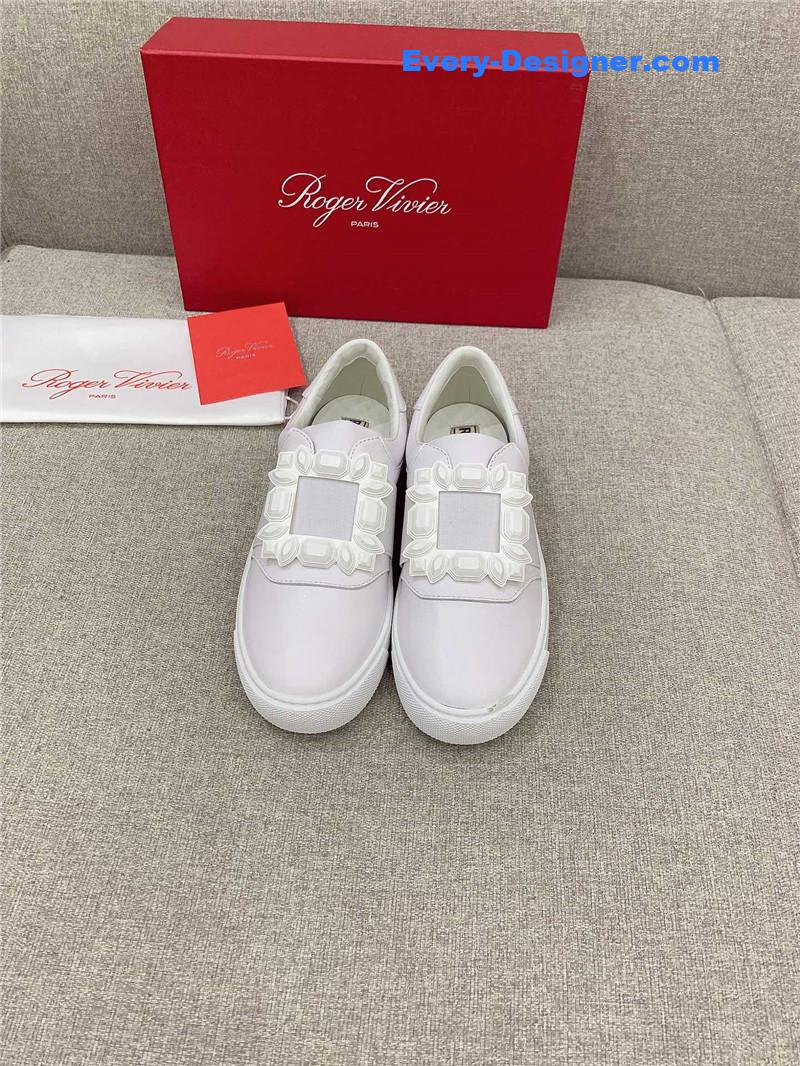 roger u1u1er new d1am0nd buckle casual shoes