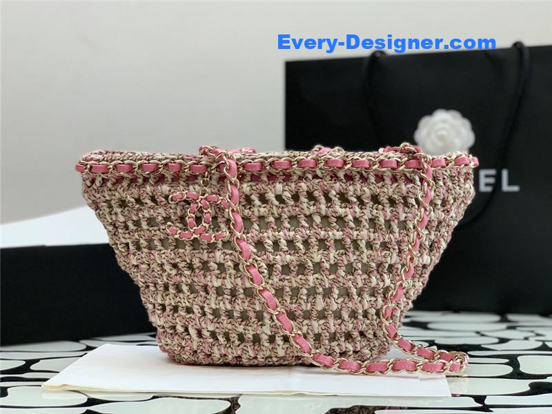 Ch**el straw bag