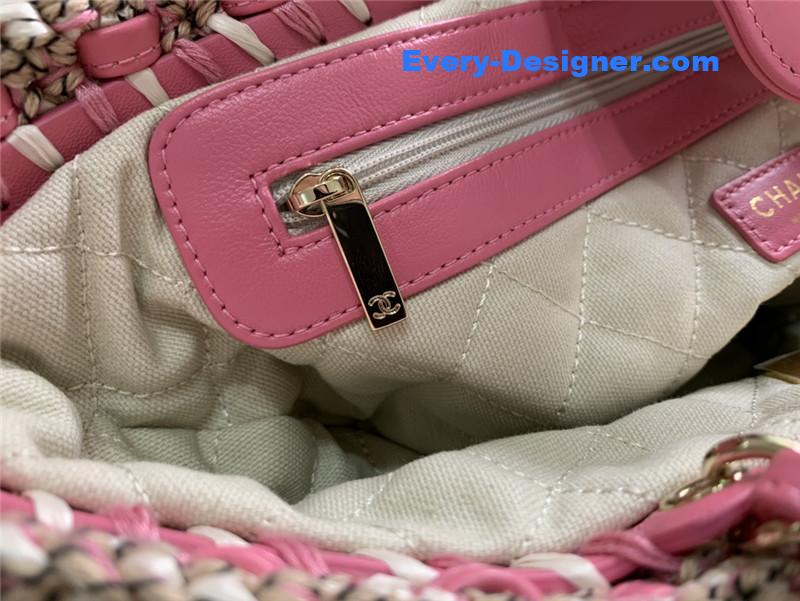 Ch**el straw bag