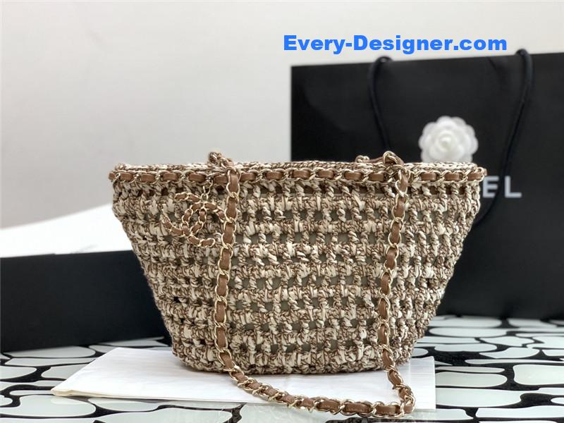 Ch**el straw bag