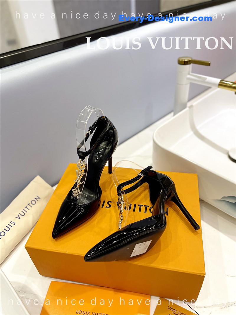 l0vis Vvtt0n lv fashion bazaar metal chain high heels