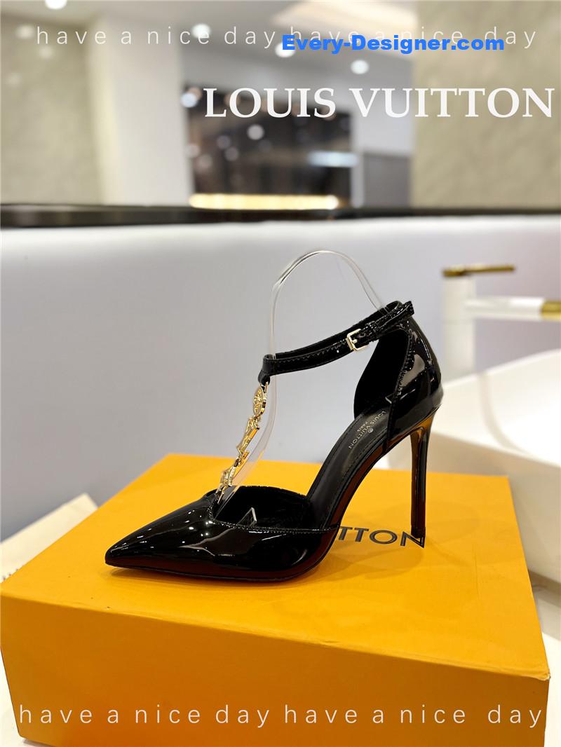l0vis Vvtt0n lv fashion bazaar metal chain high heels
