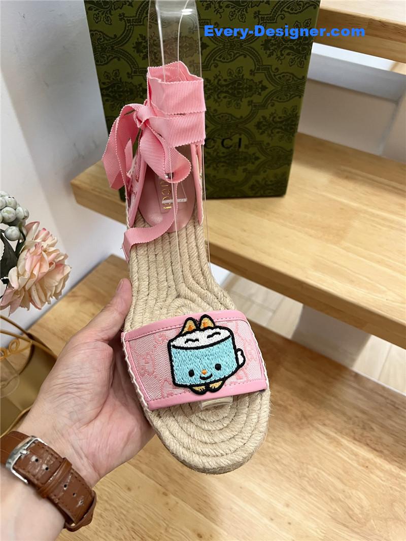 Gvc*1 espadrille wedge platform shoes