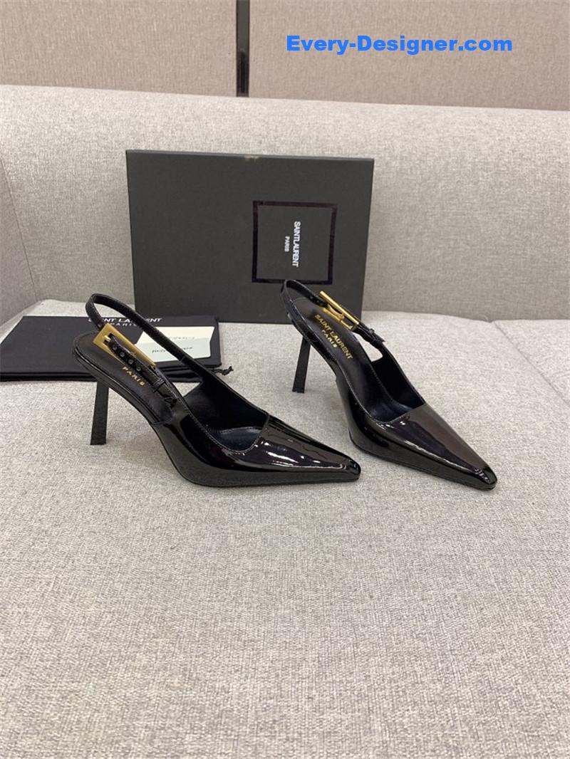 Versace Pointed Toe Heels Sandals
