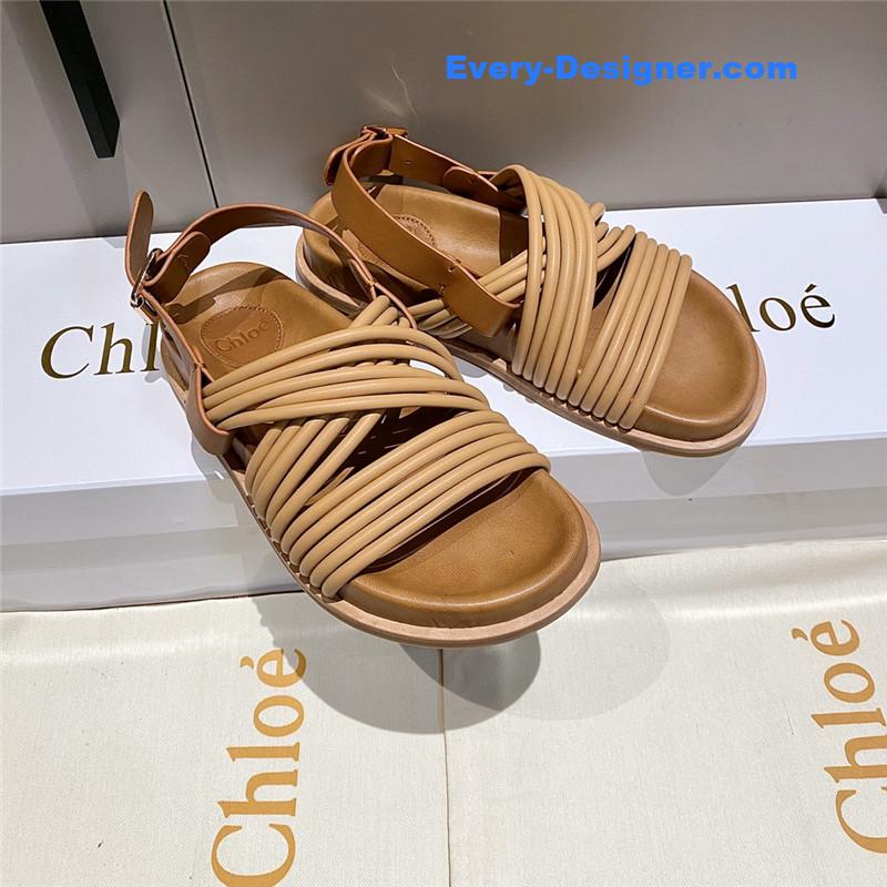 Chloe Cross Strap Roman Sandals