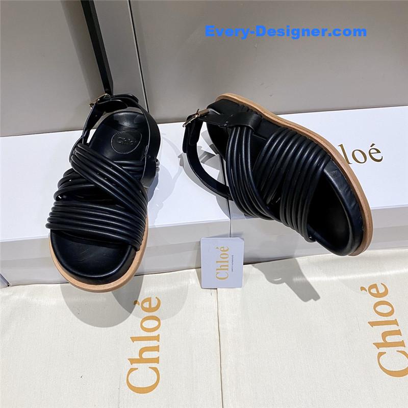 Chloe Cross Strap Roman Sandals
