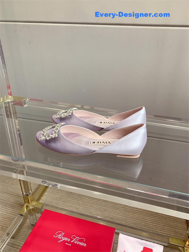 roger u1u1er new hollow square buckle flat bottom
