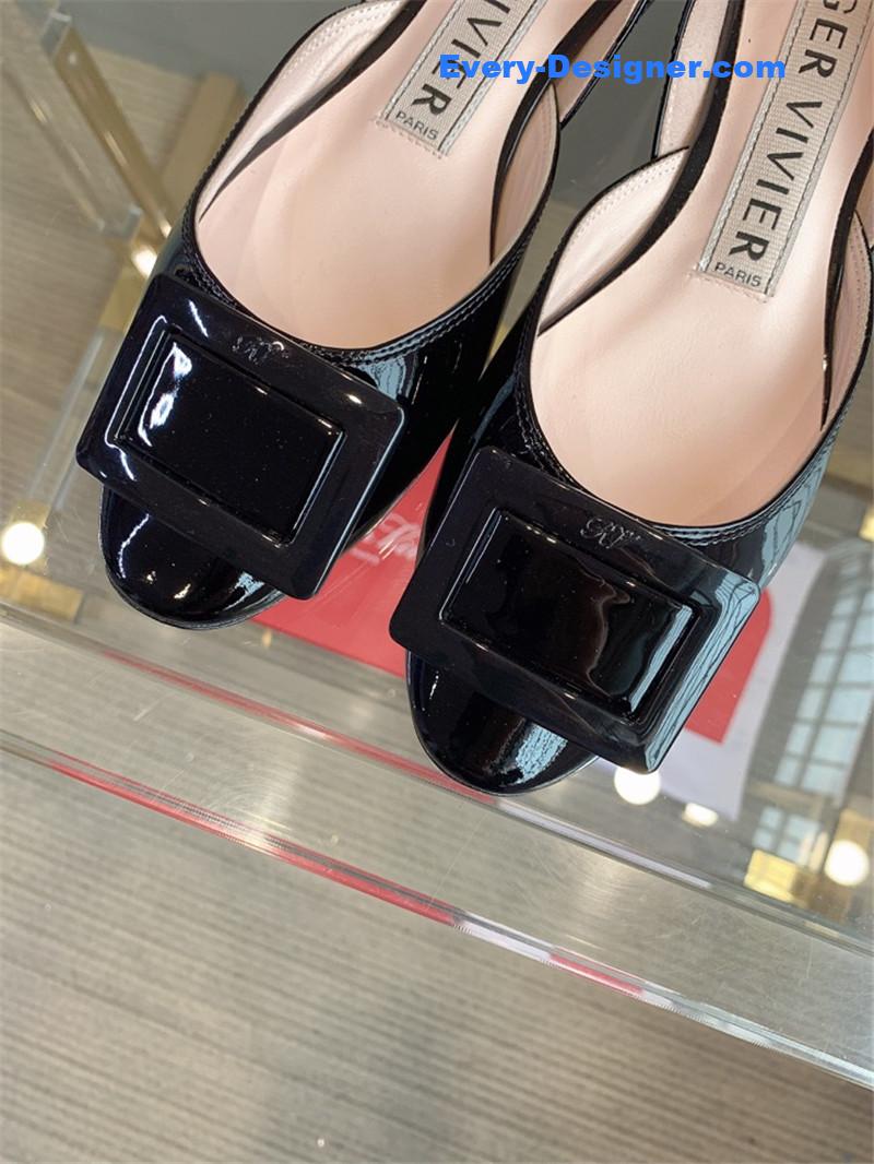 roger u1u1er new hollow square buckle flat bottom