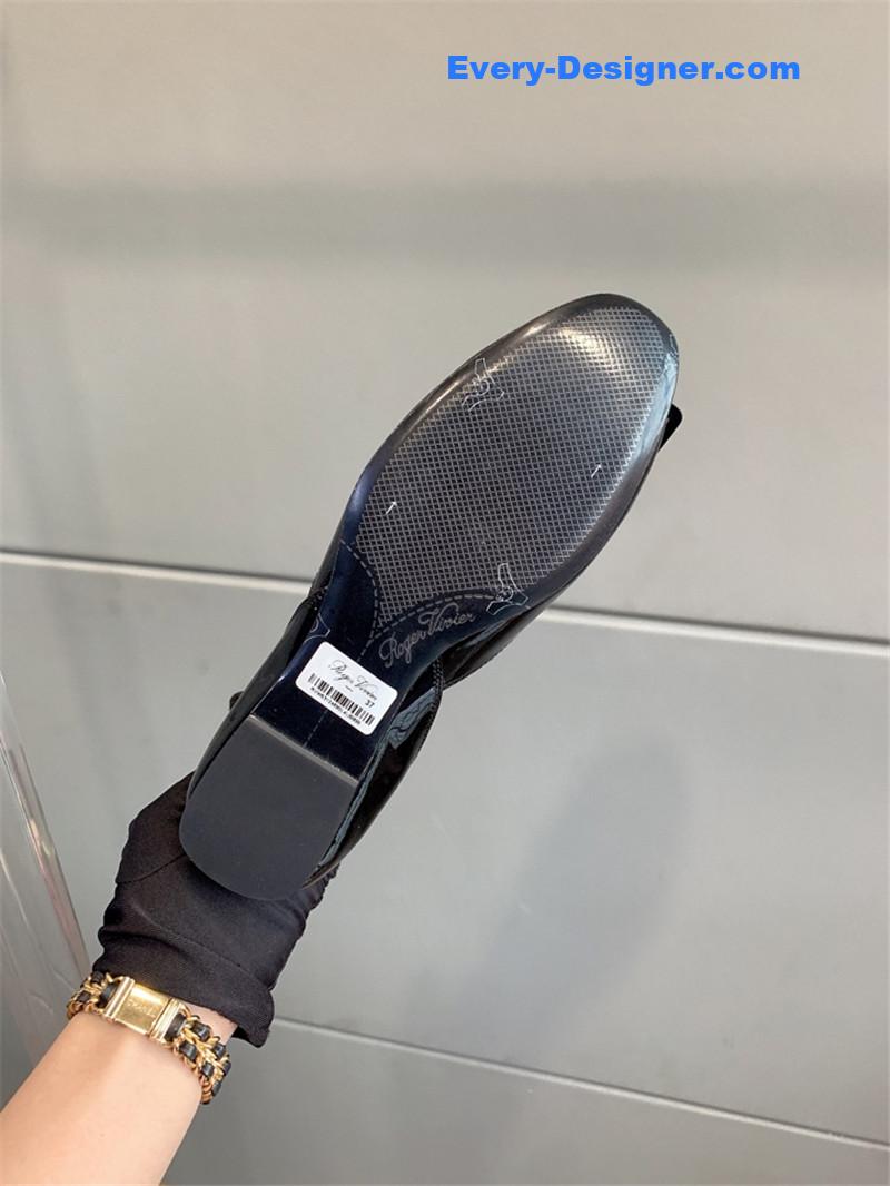 roger u1u1er new hollow square buckle flat bottom