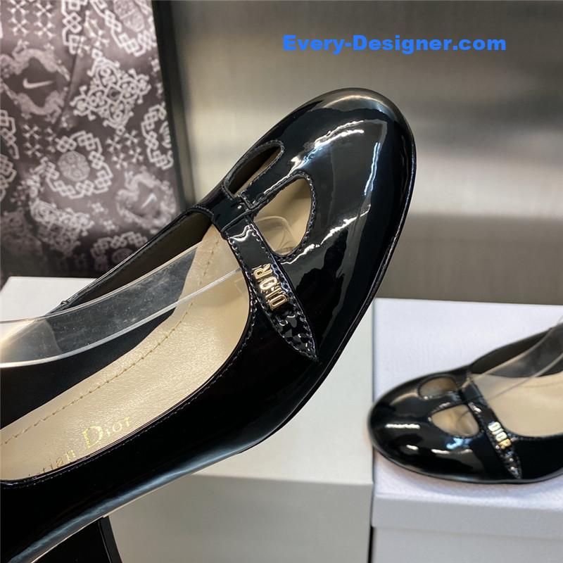 D10r retro roman style low heel doll women’s shoes