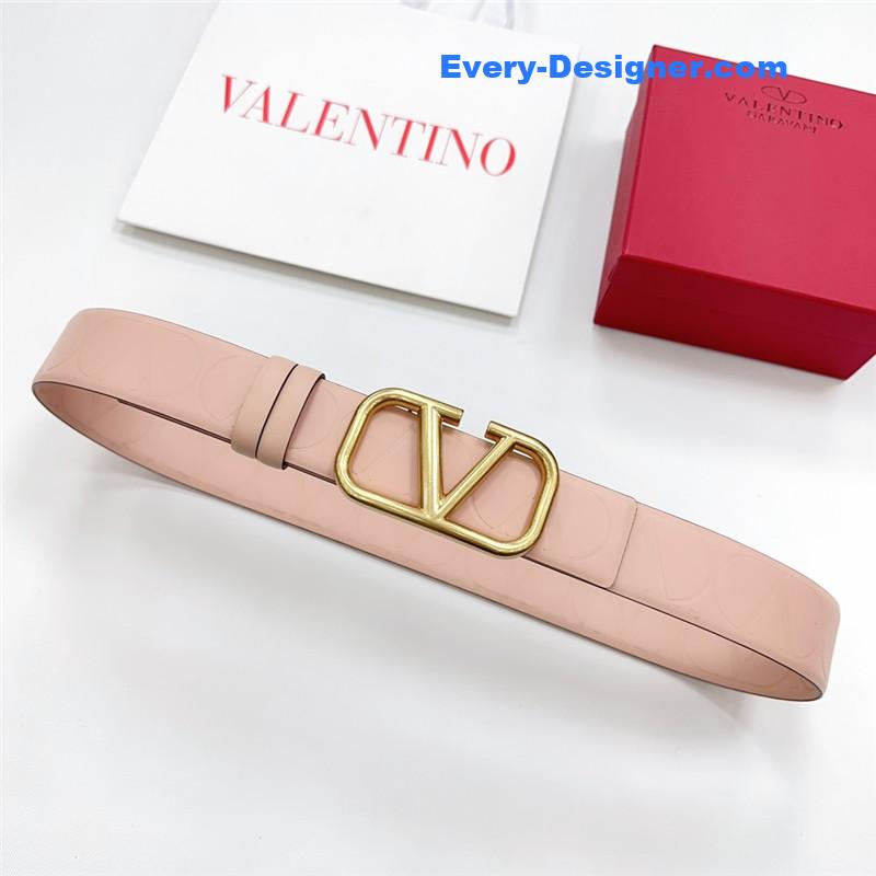 Va1e*ntin0 new double-sided top layer cowhide belt