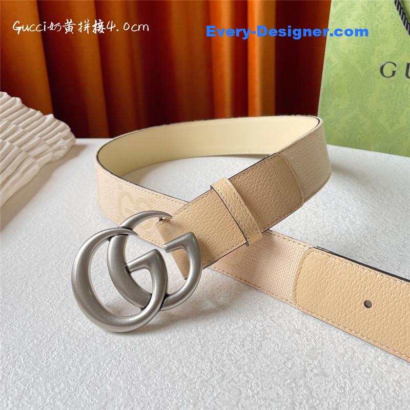 Gvc*1 belt with double g logo buckle