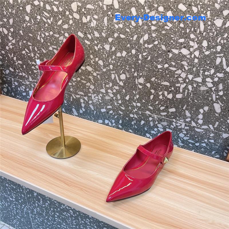 Va1e*ntin0 new mary jane high-heeled shoes