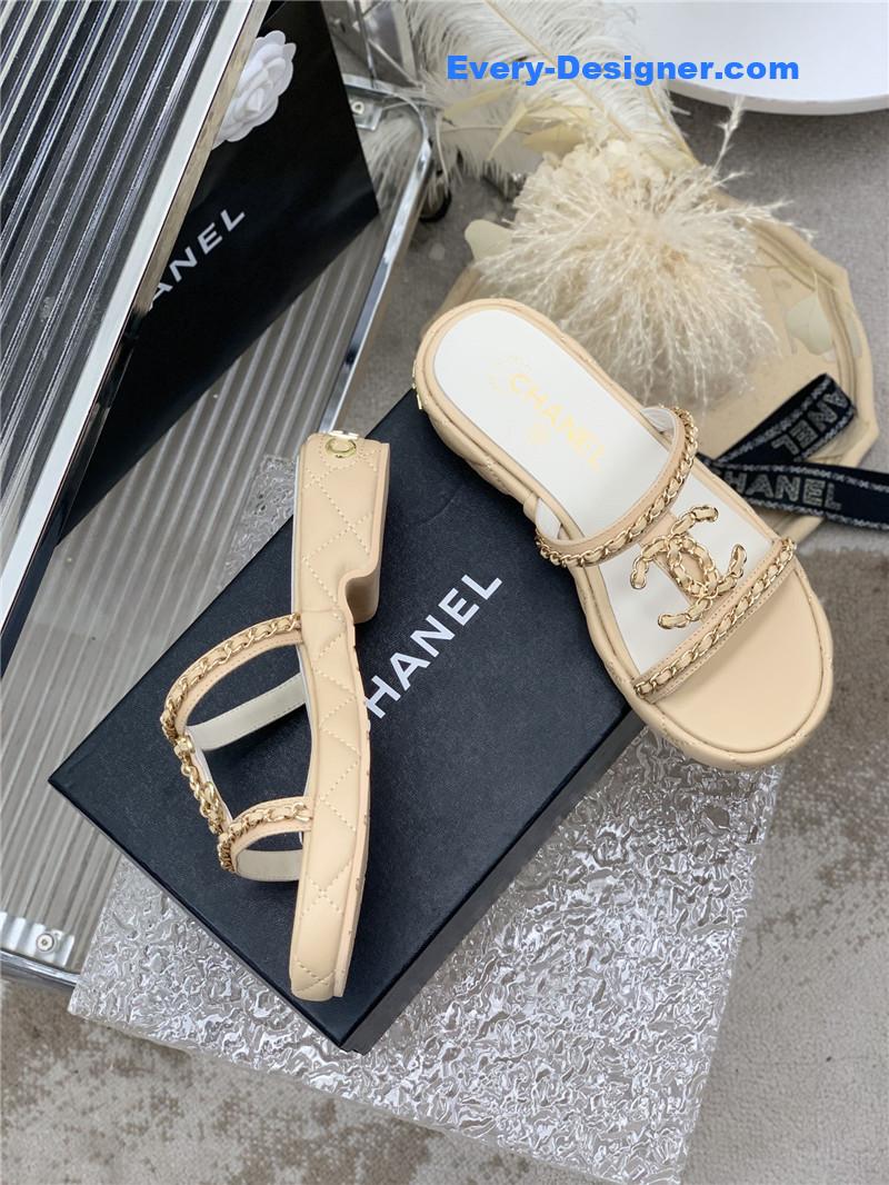 CC new silk sheepskin slippers