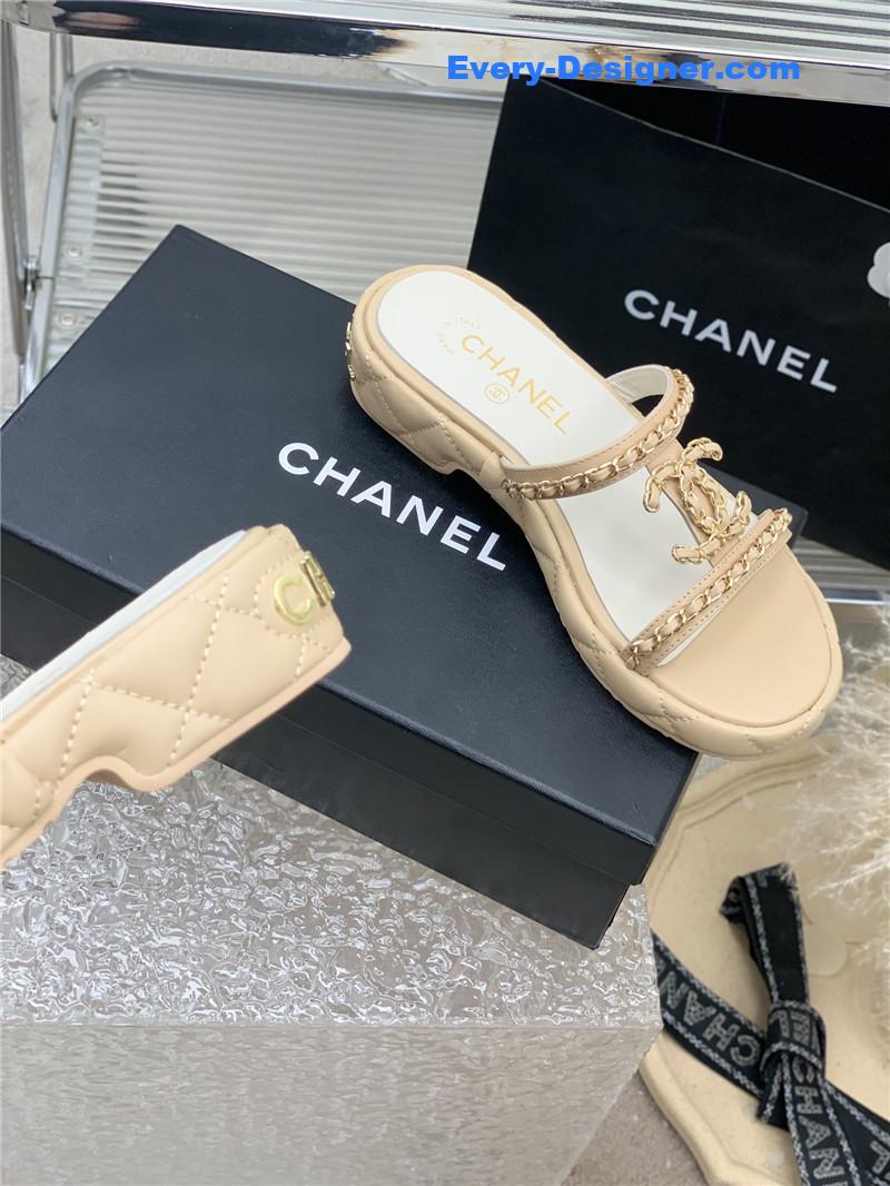 CC new silk sheepskin slippers