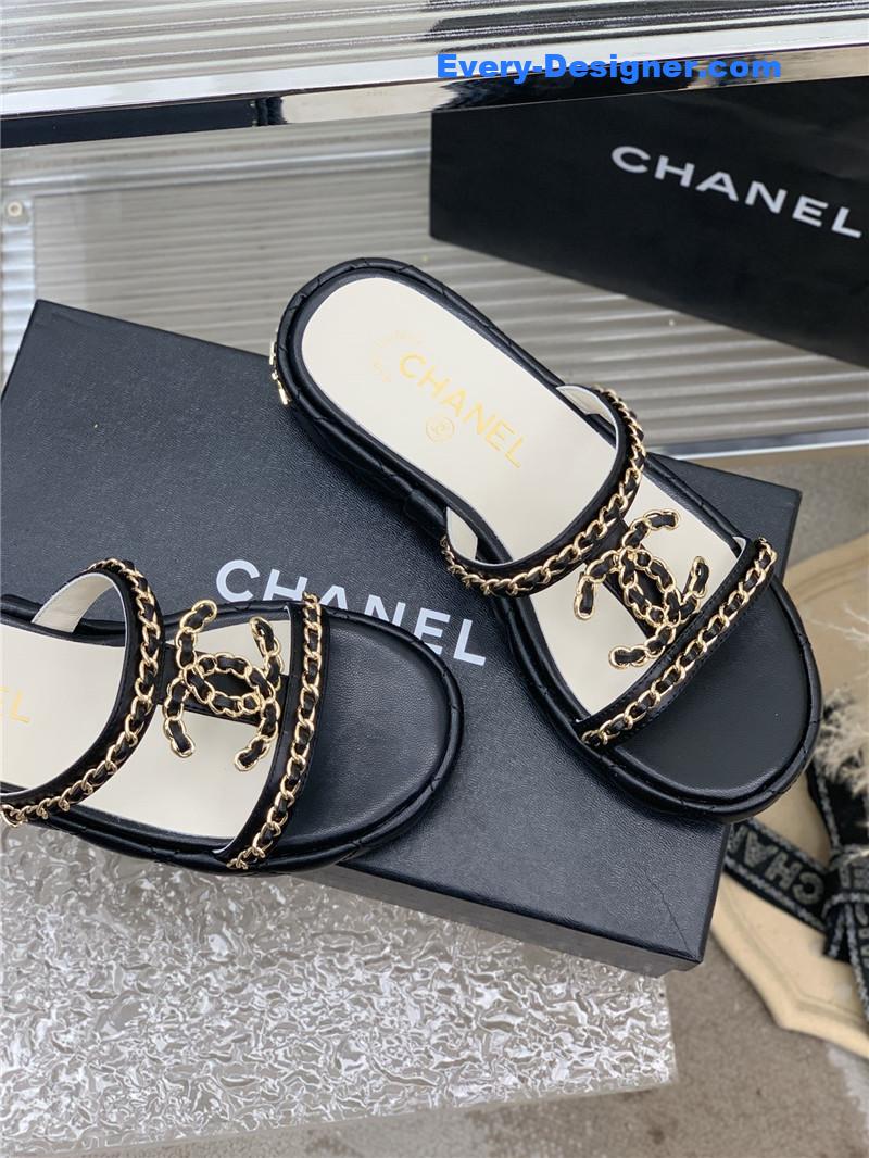 CC new silk sheepskin slippers
