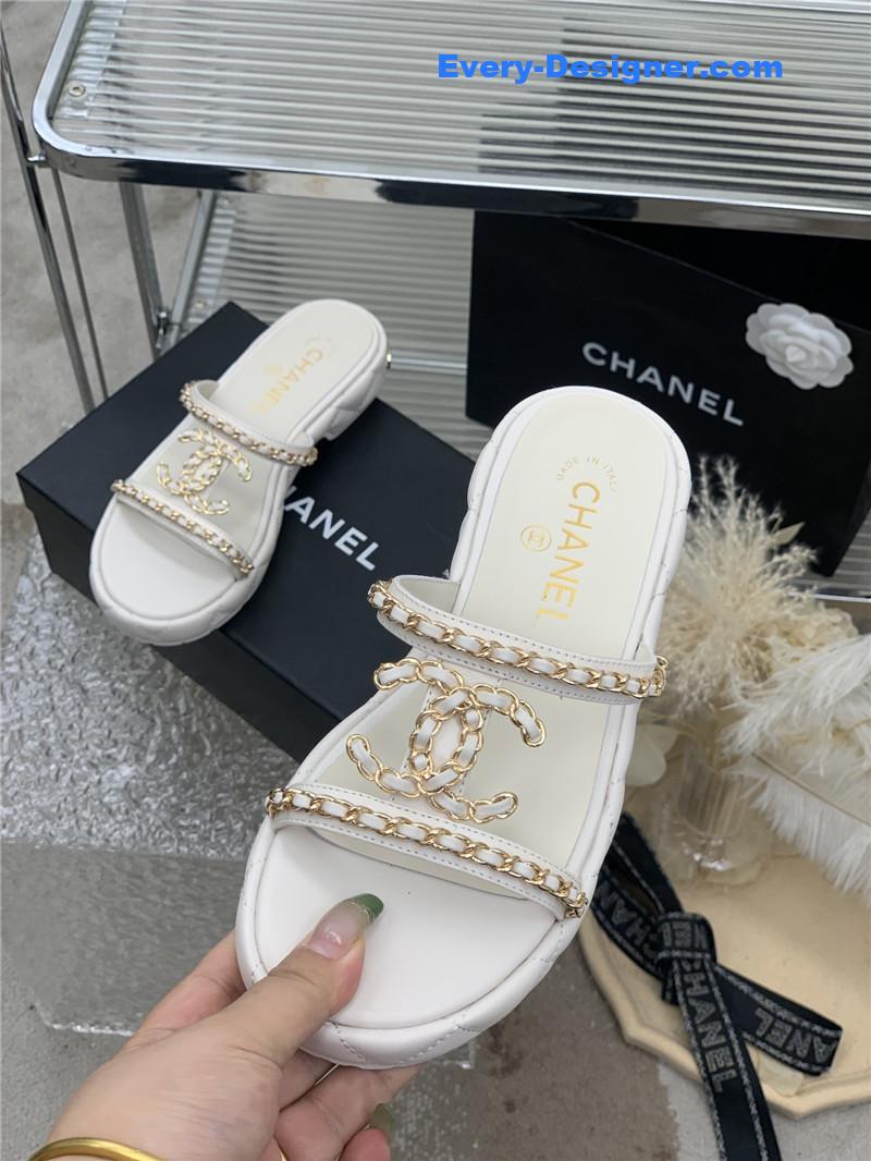 CC new silk sheepskin slippers