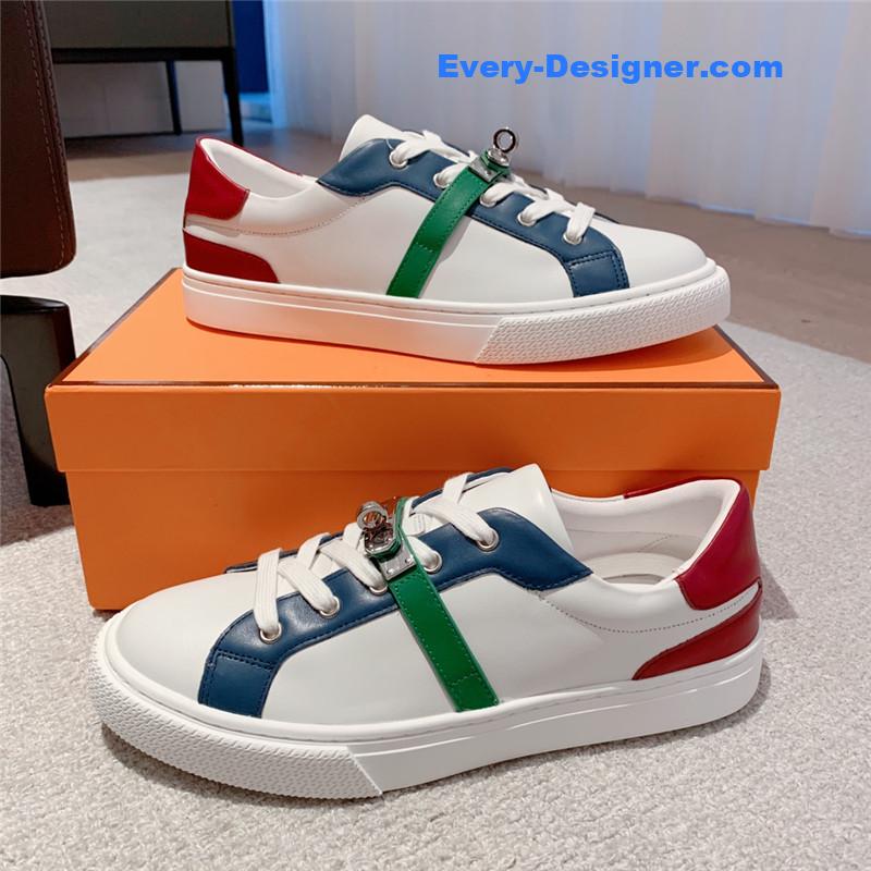H**me5 british retro design white shoes