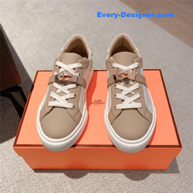 H**me5 british retro design white shoes