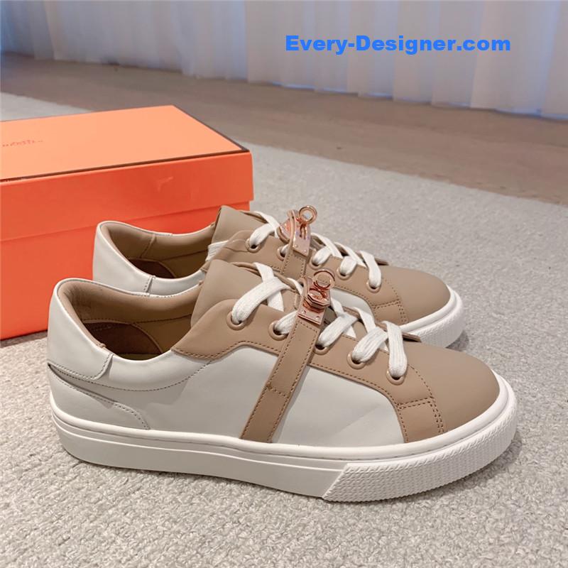 H**me5 british retro design white shoes