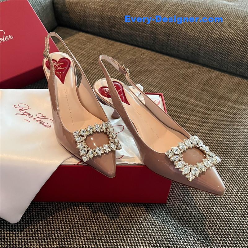 roger u1u1er new side drill buckle high heels