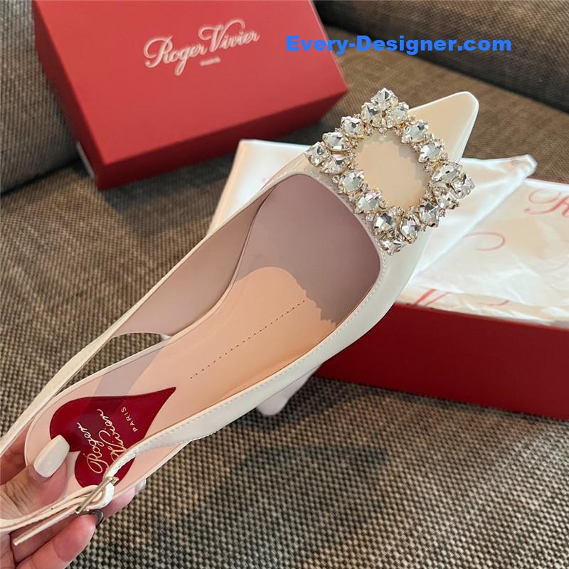 roger u1u1er new side drill buckle high heels