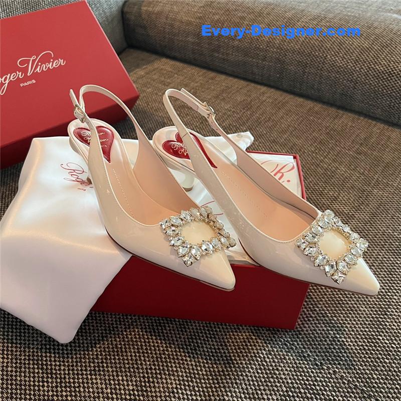 roger u1u1er new side drill buckle high heels