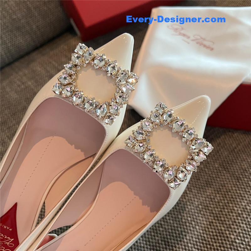 roger u1u1er new side drill buckle high heels