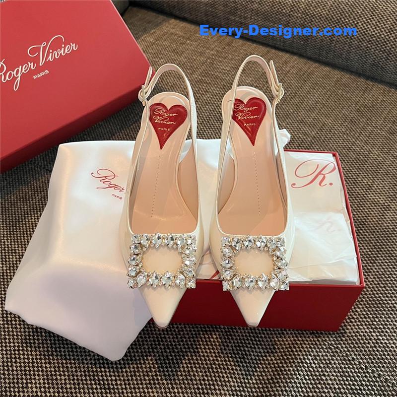 roger u1u1er new side drill buckle high heels