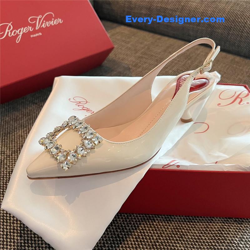 roger u1u1er new side drill buckle high heels