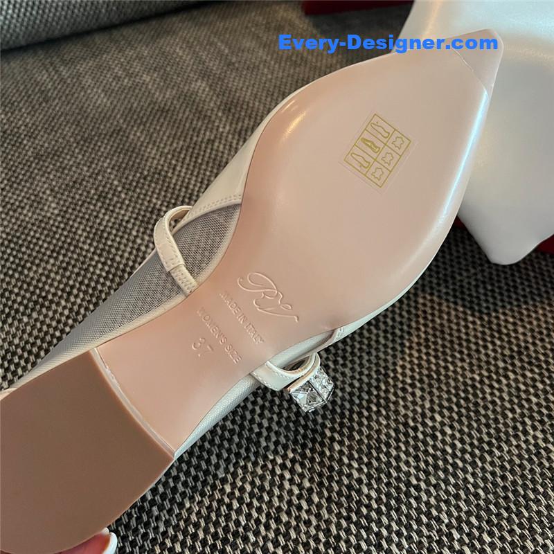roger u1u1er new side drill buckle high heels
