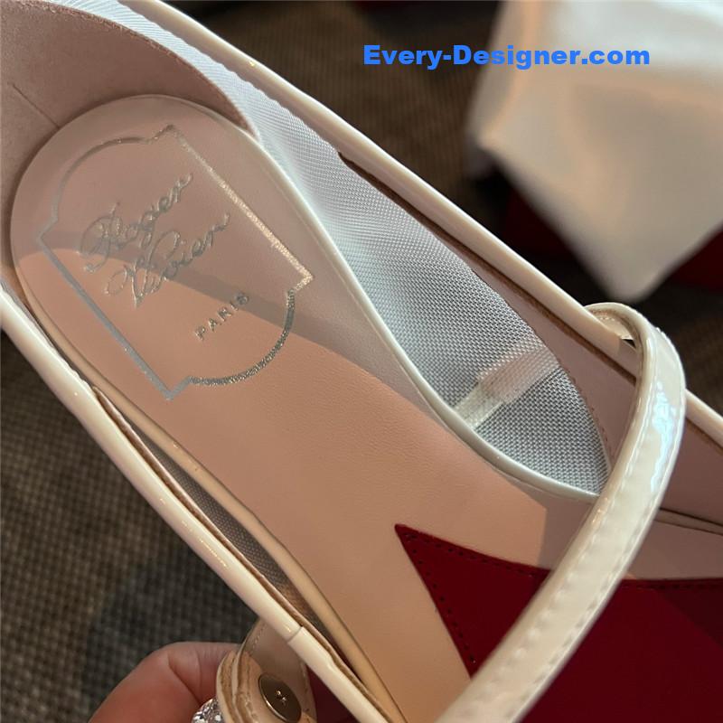 roger u1u1er new side drill buckle high heels