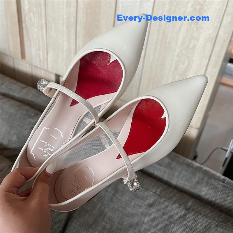 roger u1u1er new side drill buckle high heels