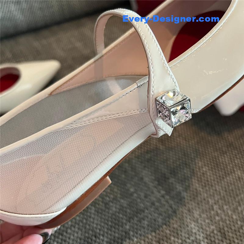 roger u1u1er new side drill buckle high heels