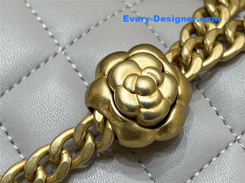 Ch**el cf camellia flap bag small