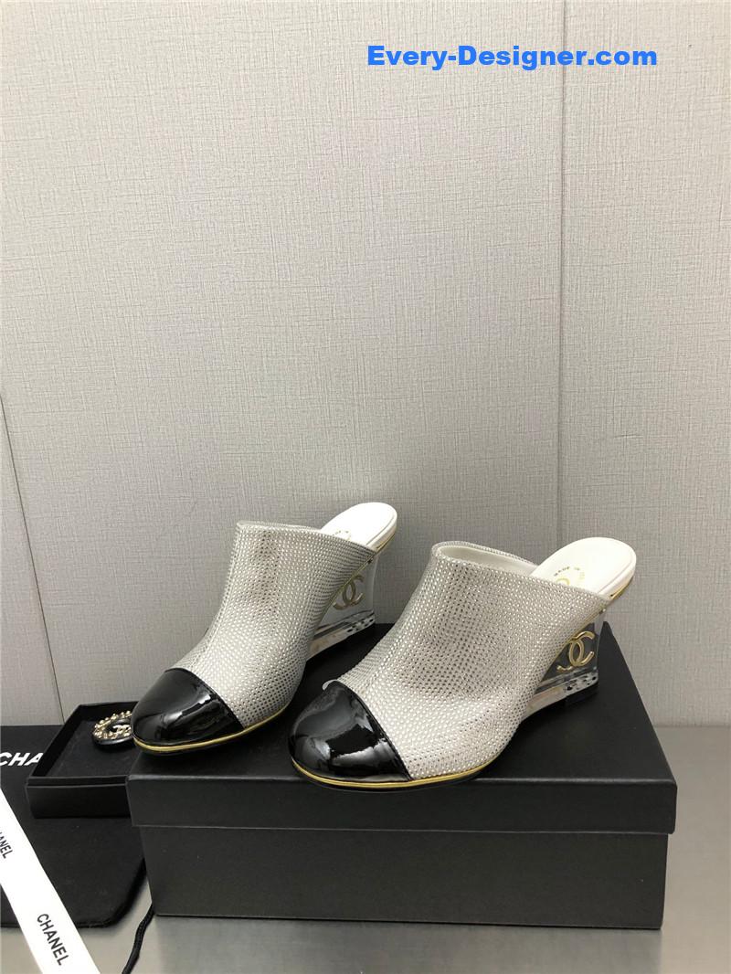 CC counter catwalk platform slippers