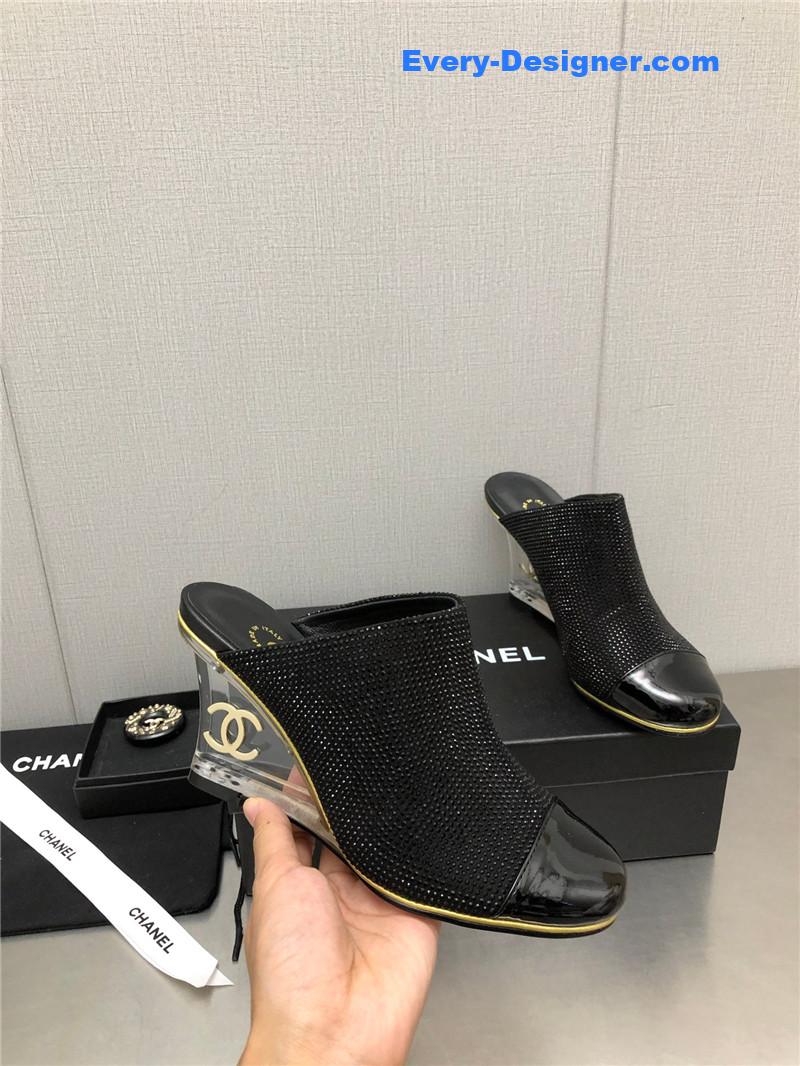 CC counter catwalk platform slippers