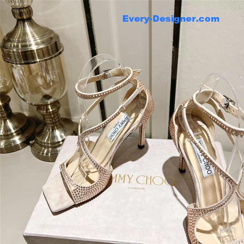 j1m*y ch00 hot D1am0nd series high-heeled sandals
