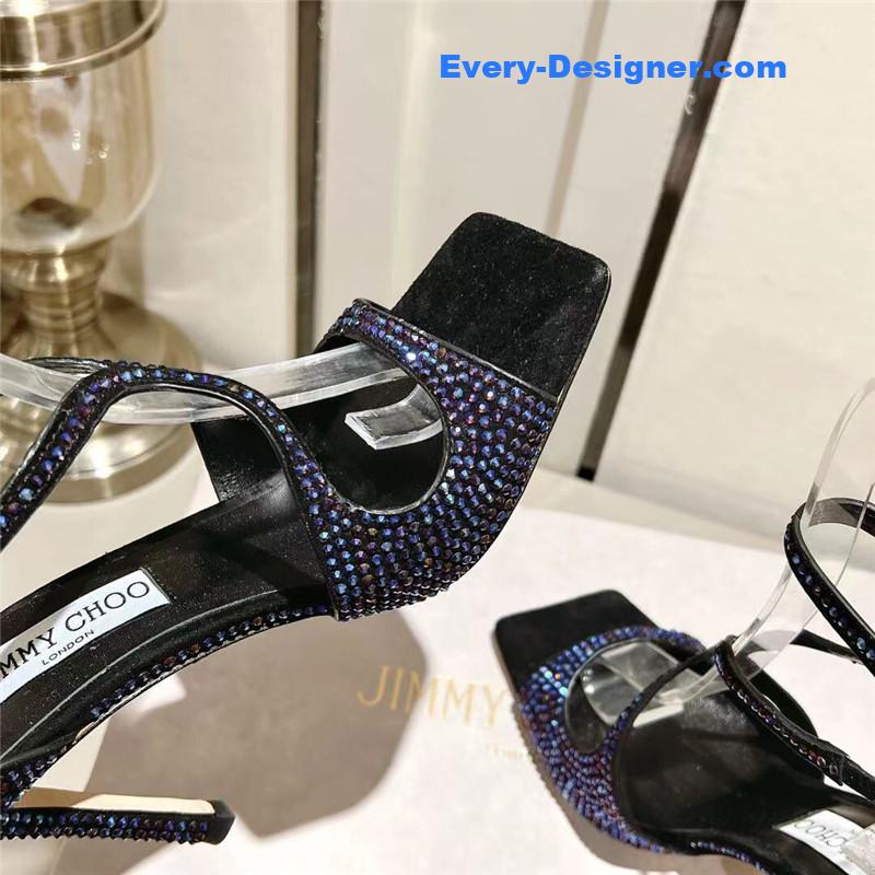 j1m*y ch00 hot D1am0nd series high-heeled sandals