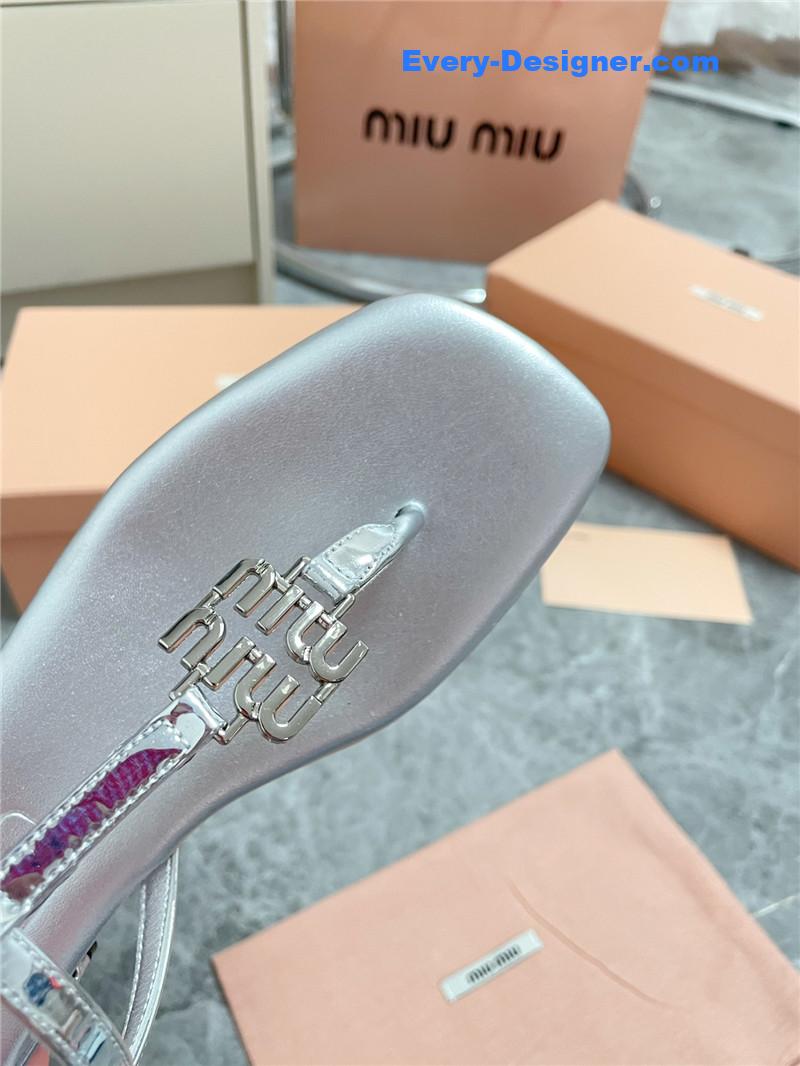 M1um1u spring and summer catwalk new sandals