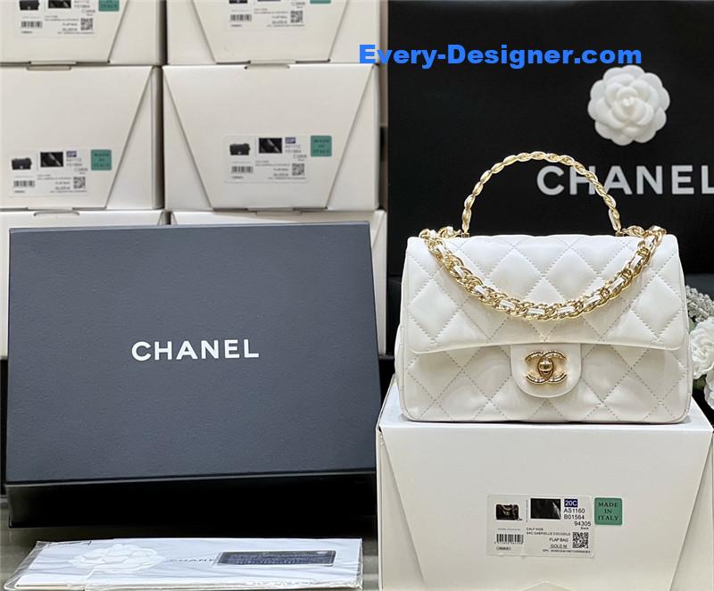 Ch**el cf mini lambskin bag