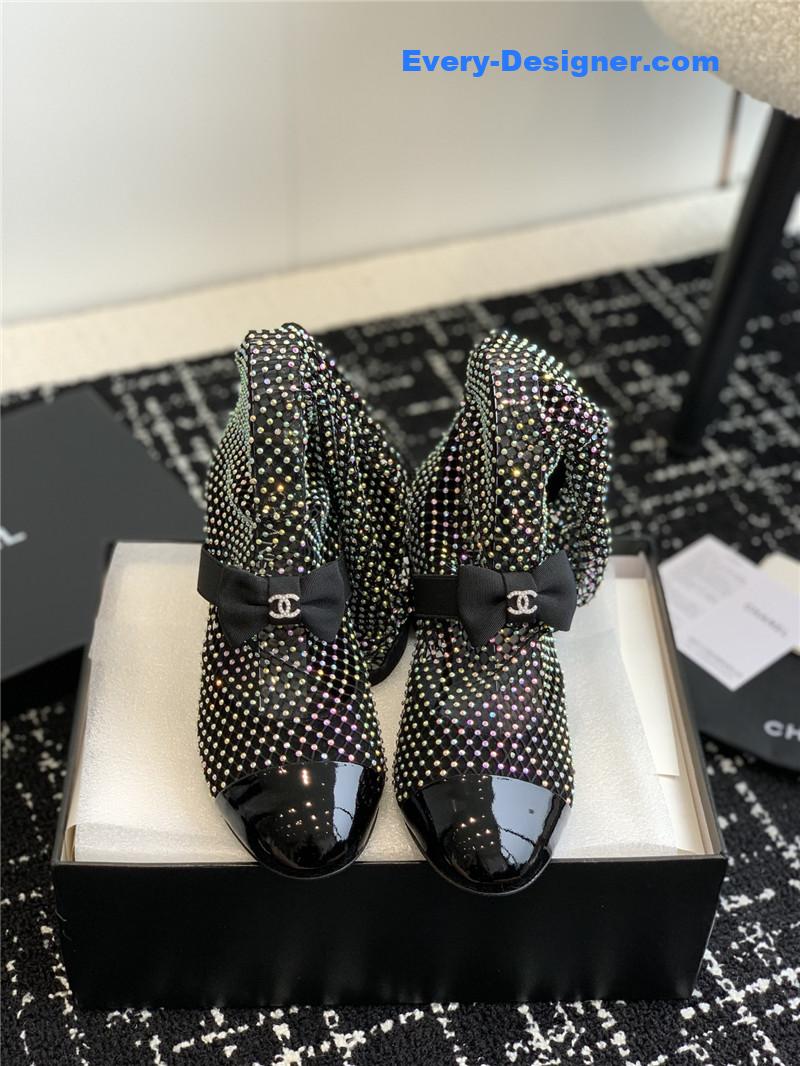 CC new Mary Jane mesh drill boots