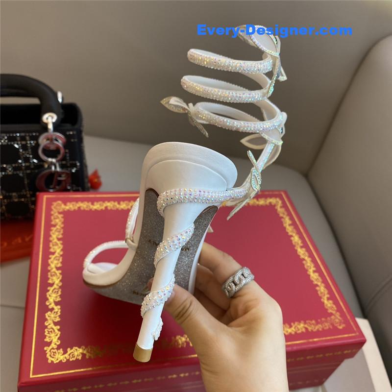 rene caovilla butterfly strappy sandals