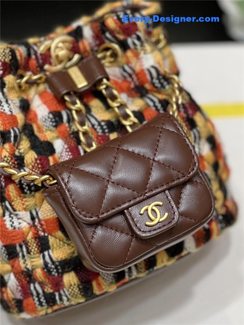 Ch**el bucket double backpack