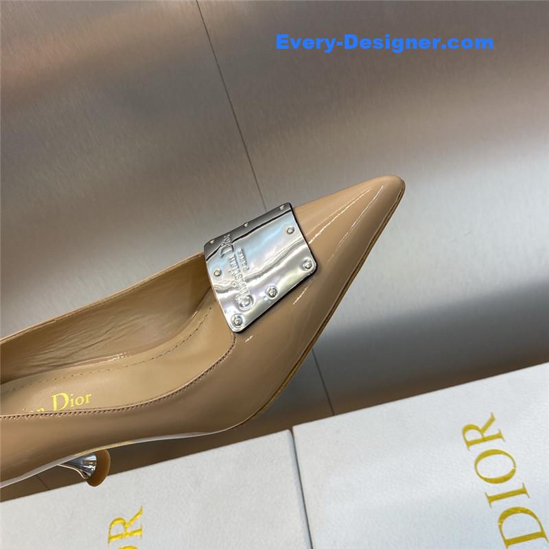 D10r cd letter logo high heel sandals