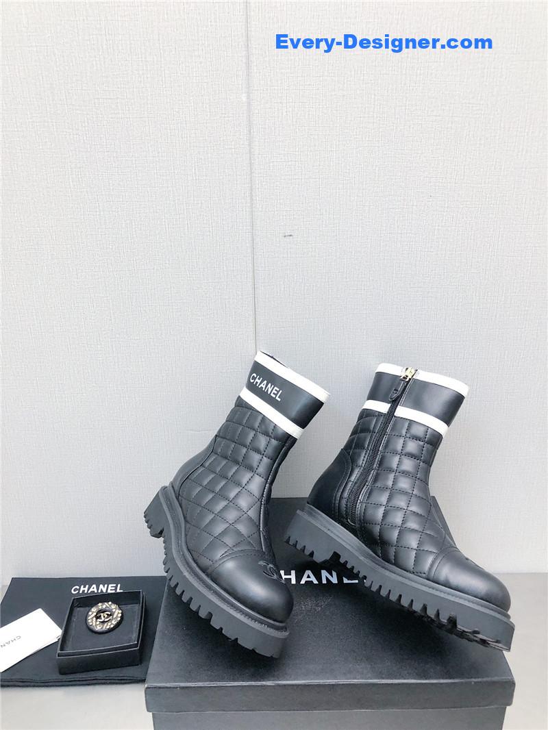 CC classic c embroidery ankle boots