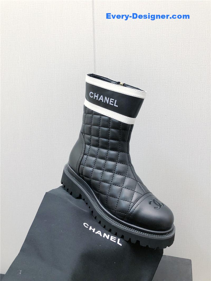 CC classic c embroidery ankle boots